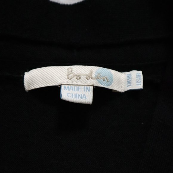 BODEN V-Neck Knit Sweater Dress Black Size 4 - Picture 4 of 9